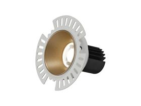 DM201785  Basy 9 Tridonic Powered 9W 4000K 890lm 24° CRI>90 LED Engine, 250mA Gold Fixed Recessed Spotlight, IP20